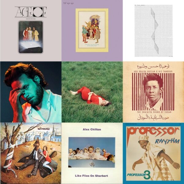 Oneohtrix Point Never, Woo, Father John Misty, Tess Roby, Abu Obaida Hassan, Alex Chilton, Nino Ferrer, Professor Rhythm