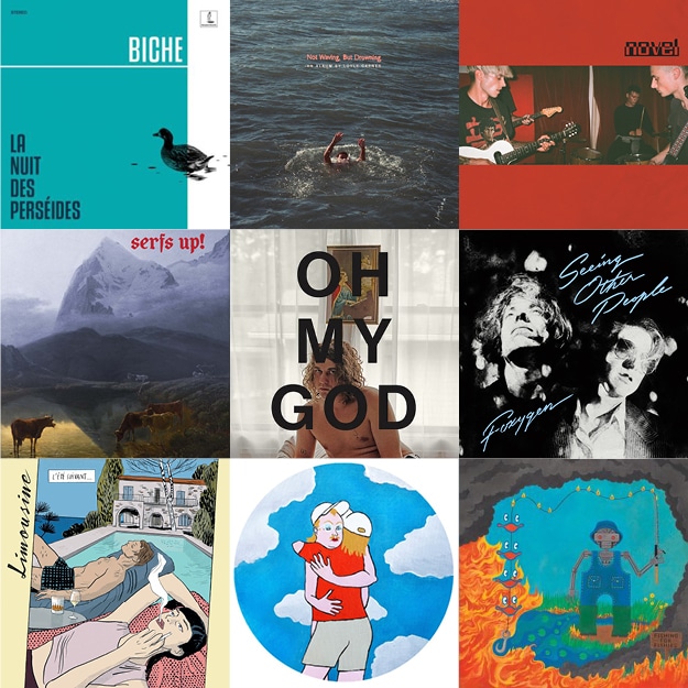 Biche La Nuit des Perséides, Loyle Carner Not Waving But Drowning, Fat White Family Serfs Up!, Kevin Morby Oh My God, Foxygen Seeing Other People, Limousine L'été suivant..., Myd Superdiscoteca, King Gizzard & the Lizard Wizard Fishing For Fishies... : Nouveaux arrivages vinyles Balades Sonores semaines des 17 et 24 avril 2019