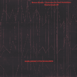 KARLHEINZ STOCKHAUSEN - KARLHEINZ STOCKHAUSEN - BETON-STUDIE