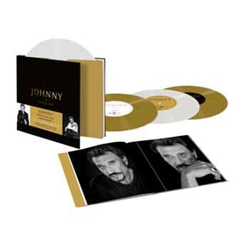 Johnny-Acte-I-et-Acte-II-Edition-Limitee-et-Numerotee-Vinyle-Or-et-Blanc-Coffret