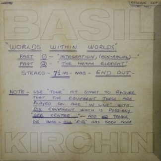 BASIL KIRCHIN – Worlds Within Worlds