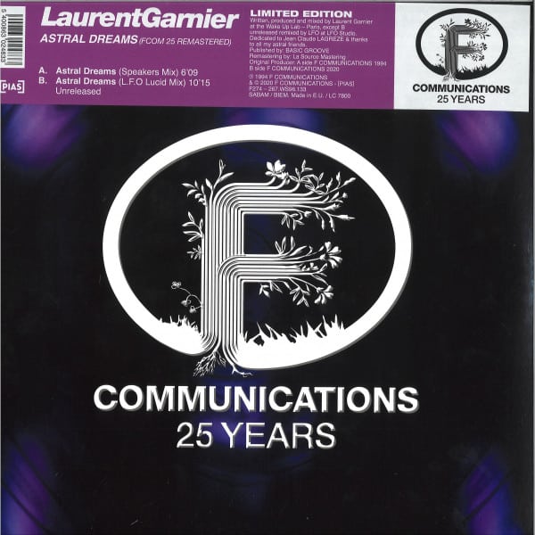 Laurent Garnier – Astral Dreams (FCom 25 Remastered)