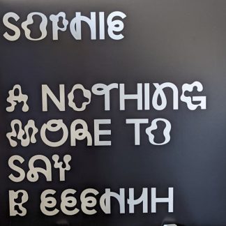 Sophie – Nothing More To Say