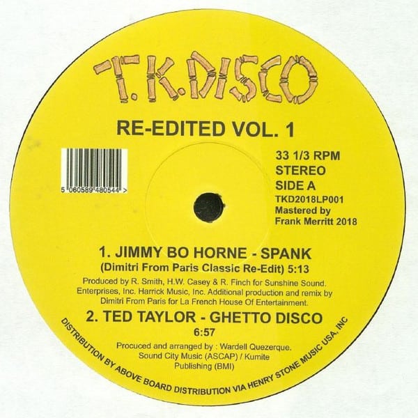 Various – T.K.Disco Re-Edited Vol.1