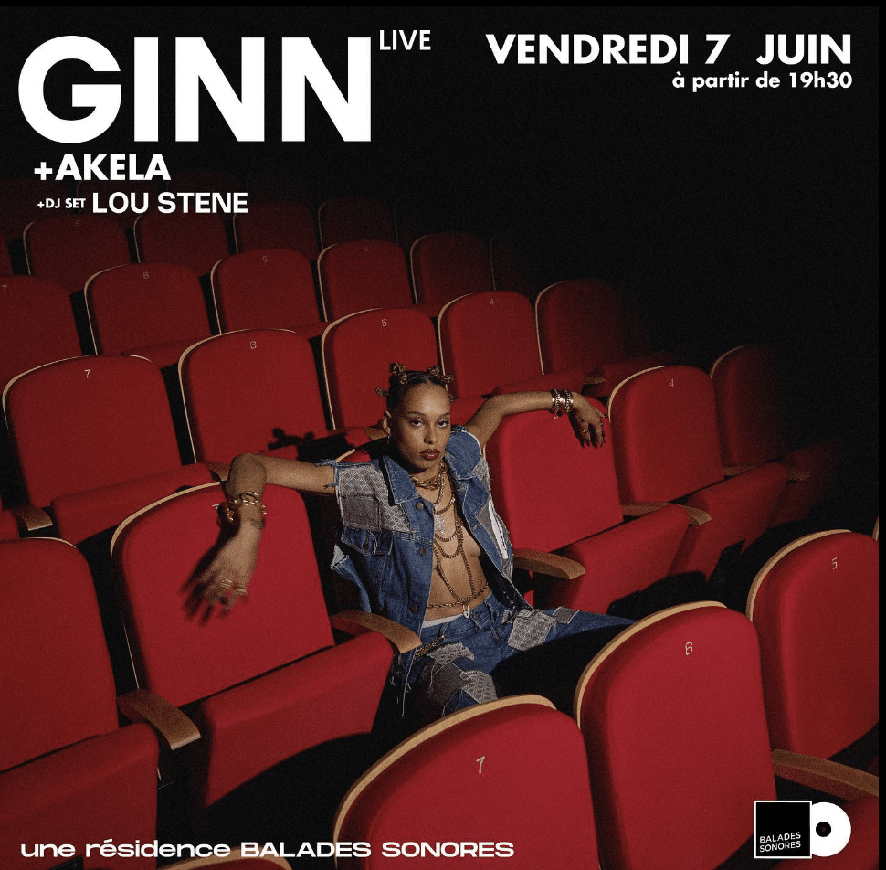 GINN en showcase @ Balades Sonores, dernière date 7 juin 24