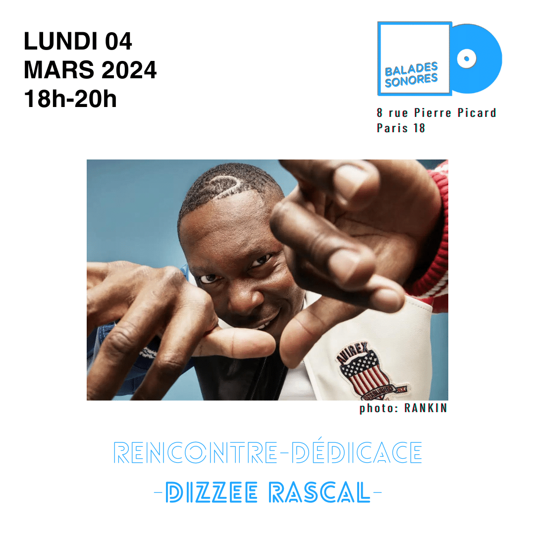 rencontre avec Dizzee Rascal le 4 mars 2024 @ Balades Sonores