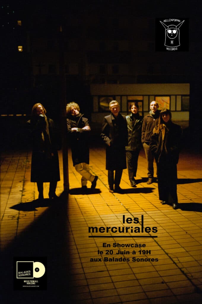 LES MERCURIALES en showcase @ balades sonores le jeudi 20 juin 2024