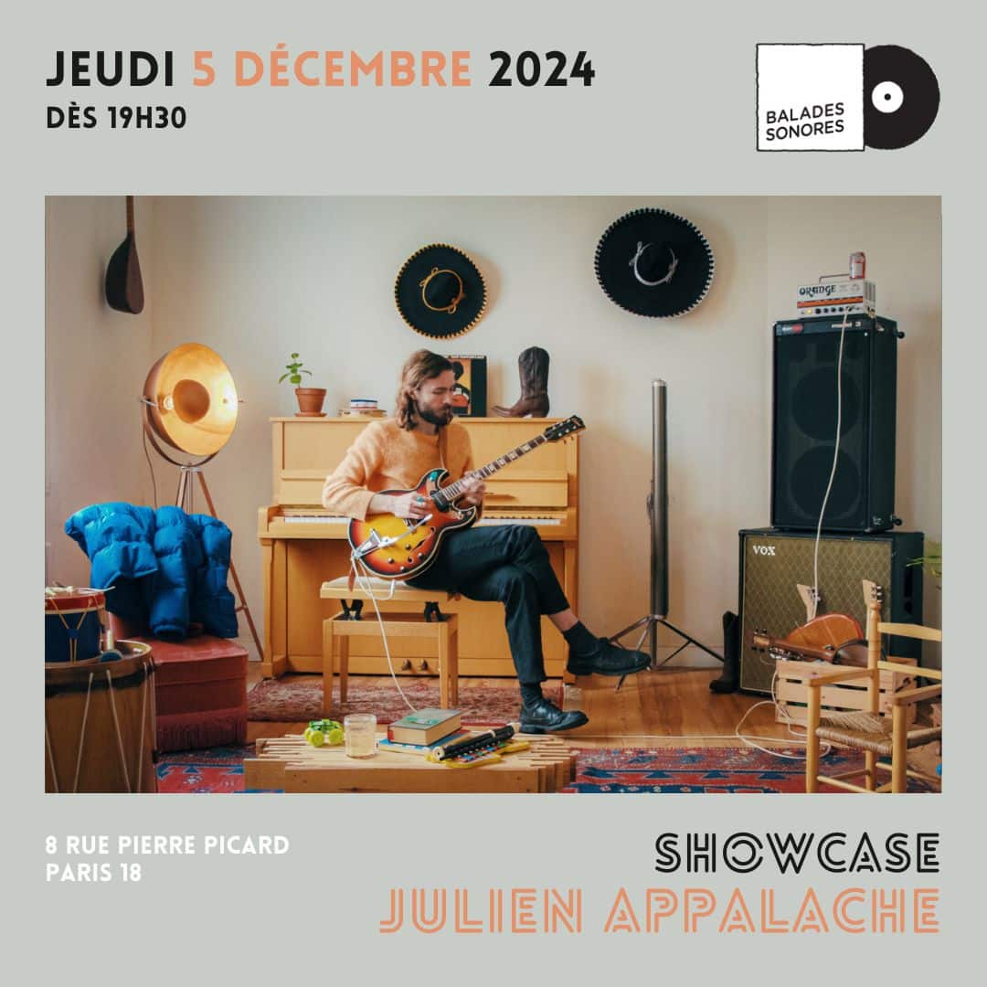 JULIEN APPALACHE en showcase @ Balades Sonores