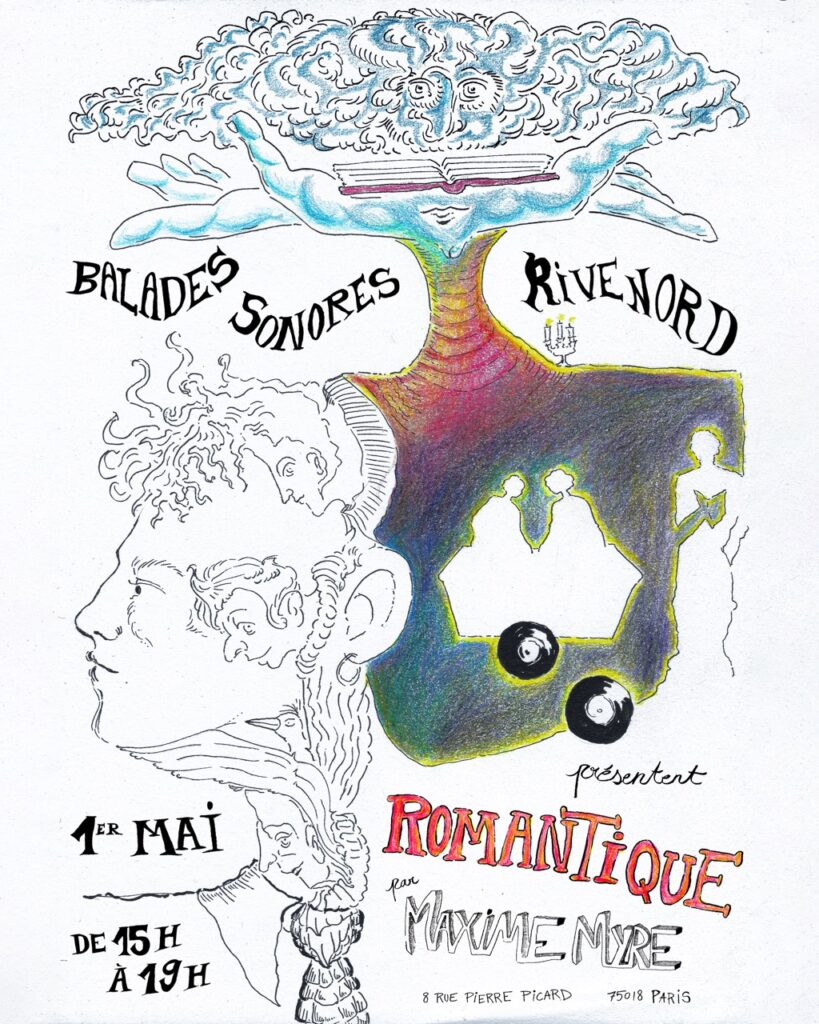 ROMANTIQUE AUX BALADES SONORES ! ✒️
1ER MAI – de 15h à 19h – Lecture de poèmes & sélection musicale.