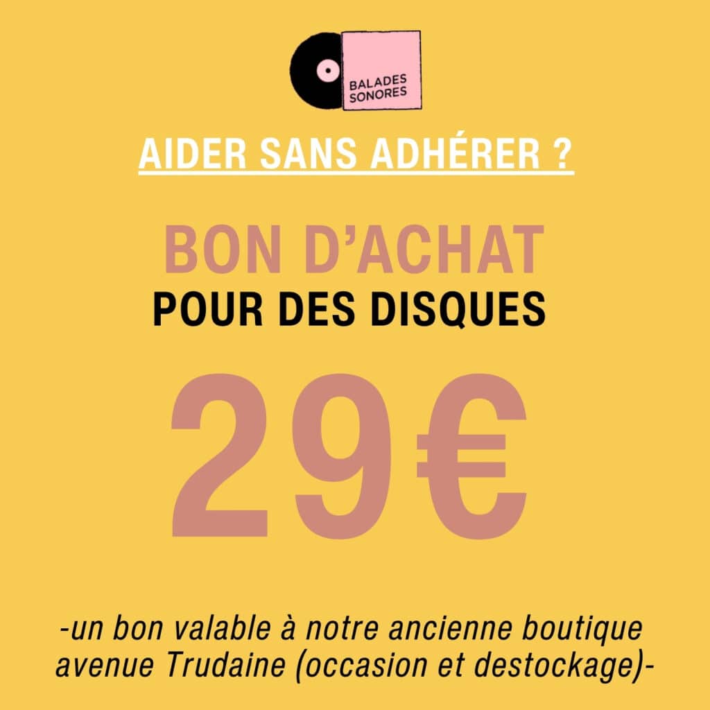 #SauvonsBaladesSonores BON D'ACHAT de 29€