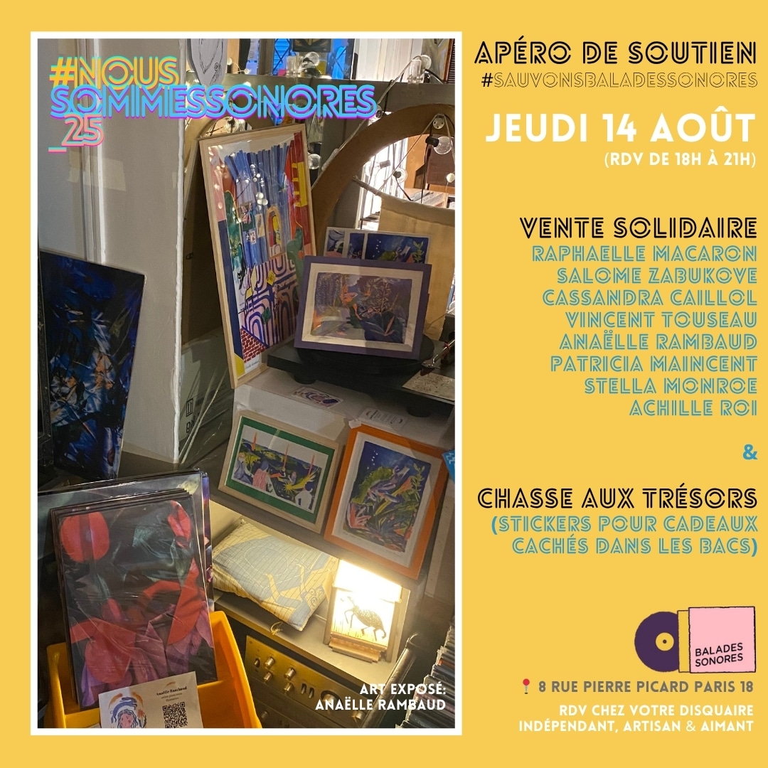 jeudi 14 aout 2025_apero de soutien @ Balades Sonores 