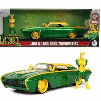 124 HWR: 1963 FORD THUNDERBIRD W/ LOKI FIG