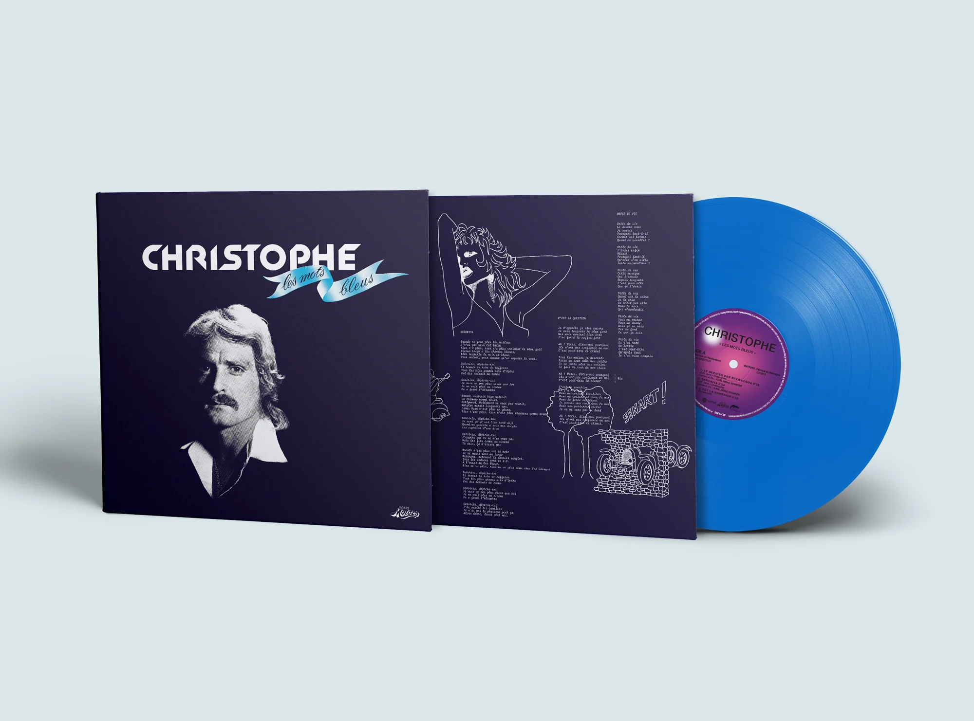 Les mots bleus (50e anniversaire) (LP blue)