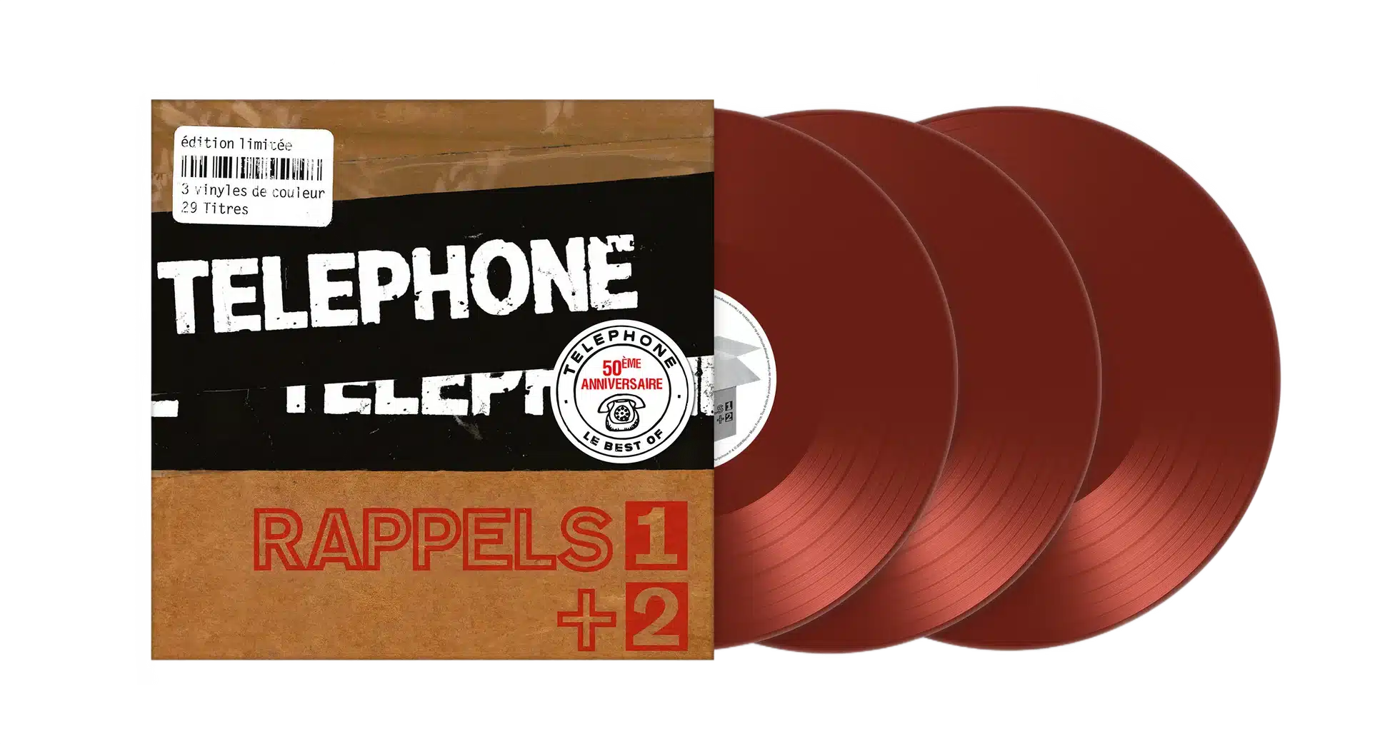 Rappels 1+2 (3LP red)